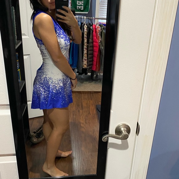 Nike Blue Court Power Women's Tennis Romper 🎾 - Picture 9 of 9